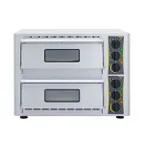 image of Equipex PZ-430D 26" Double Deck Sodir Countertop Pizza Oven, Fire Brick Stone, Electric