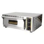 image of Equipex PZ-430S Single Deck Sodir Countertop Pizza Oven, Fire Brick Stone, Electric