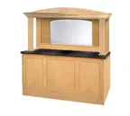 image of FWE ES-PSC-8 Executive Series-96" Portable Back Bar-Maple Wood Front