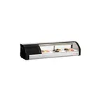 image of Everest ESC47L 47" Countertop Refrigerated Sushi Display Case, Left Compressor