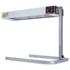 image of Winco ESH-1 Electric Strip Heater 14.25"W x 26.13"D, 500W 120V, unlighted, steel finish, stand - Set