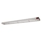 image of Winco ESH-72 72" Single Unlighted Strip Heater, Metal Rod, Aluminum Finish, 120V 1.75kW - Set