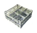 image of Eurodib CC00121 16" Full Size Dishwasher Glass Rack with 9 Compartment
