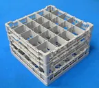 image of Eurodib CC00128 16" Full Size Lamber Dishwasher Glass Rack with 25 Compartment