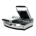 image of Eurodib SAP020P 24" Double Panini Sandwich Grill w/ Glass-Ceramic Smooth Plates, 240V 