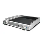 image of Eurodib SAP300 Electric Countertop Hotplate w/ Black Glass Ceramic Plate, Manual Controls, 27 3/4"