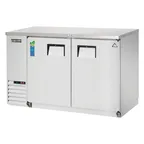 image of Everest EBB48-SS 49" Two Section Back Bar Cooler with Solid Door, 14.0 cu. ft.