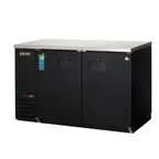 image of Everest EBB48 49" Two Section Back Bar Cooler with Solid Door, 14.0 cu. ft.