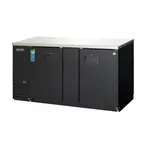 image of Everest EBB69-24 68" Two Section Back Bar Cooler with Solid Door, 20.0 cu. ft.