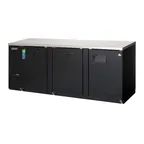 image of Everest EBB90 89" Three Section Back Bar Cooler with Solid Door, 32.0 cu. ft.