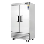 image of Everest Refrigeration EBNF2 39-3/8" 2-Solid Door Reach-In Freezer, Bottom Mount, 33 cu. ft., Stainless Steel