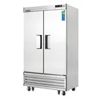 image of Everest EBNR2 39" Two Section Reach-In Refrigerator w/ 2 Solid Full Door, Bottom Mount, Stainless Steel, 33 cu. ft.