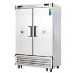 image of Everest EBSRF2 49" 2 Section Reach-In Refrigerator/Freezer Combo w/ 2 Solid Doors, Bottom Mount