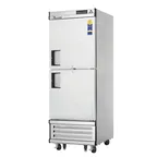 image of Everest Refrigeration EBWFH2 29" 2-Half Solid Door Reach-In Freezer, Bottom Mount, 23 cu. ft., Stainless Steel