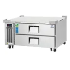 image of Everest ECB48D2 48" 1- Section Refrigerated Chef Base w/ Heavy Duty 2 Drawers
