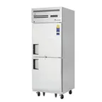 image of Everest Refrigeration ESFH2 29" 2-Half Solid Door Reach-In Freezer, Top Mounted, 23 cu. ft.