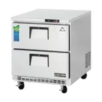 image of Everest ETBR1-D2 27" One Section Undercounter Refrigerator w/ 2 Drawers, 7.5 cu. ft.
