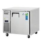 image of Everest Refrigeration ETR1 35" 1-Door Undercounter Refrigerator, Stainless Steel, 9 cu. ft.