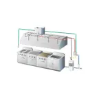 image of HoodMart KIDDE_FIRE_SYSTEM_18 Fire Suppression System w/ Gas Shut Off Valve, Micro Switch
