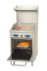 image of Comstock-Castle F318-24 24" Gas Restaurant Range w/ 24" Full Griddle, (1) Space Saver Oven, 65.000 BTU