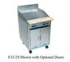 image of Comstock-Castle F32-24 24" Gas Restaurant Range w/  24" Full Griddle, (1) Open Front Cabinet Base, 48.000 BTU