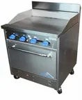 image of Comstock-Castle F326-30 30" Gas Restaurant Range, 30" Full Griddle w/ Manual Controls, 90.000 BTU
