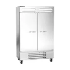 image of Beverage Air FB49HC-1S 52" 2-Solid Door Reach-In Freezer, Bottom Mount, 46.2 cu. ft., Stainless Steel Front