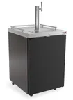image of Fagor FDD-24-N Draft Beer Cooler, 24" Black, 1-Half Barrel Keg, 20-36", 1/6 HP Compressor, Door