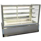image of Federal Industries ITD6034-B18 60" 3-Door Glass Bakery Display Case, Interior, 3500K LED Lights
