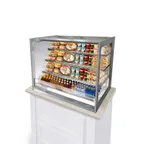 image of Federal Industries ITDSS3634 36" 1-Glass Door Display Case, 3 Shelves, LED Lighting
