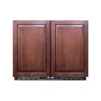 image of Summit FFRF36IFADA 36" Built-in or Freestanding Refrigerator Freezer in Black, Panel Ready Doors, ADA Compliant, 5.8 cu. ft.