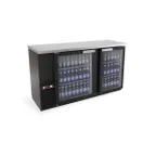 image of Fagor Refrigeration FBB-24-60GS Refrigerated Back Bar Cabinet w/ 2 Glass Doors, 4 Shelves