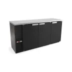 image of Fagor Refrigeration FBB-24-72 Refrigerated Back Bar Cabinet w/ 3 Solid Doors, 6 Shelves