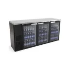 image of Fagor Refrigeration FBB-24-72G Refrigerated Back Bar Cabinet w/ 3 Glass Doors, 6 Shelves