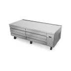 image of Fagor FCBR-72 72" 4 Drawers Refrigerated Chef Base, (8) 12” x 20” Pan Capacity