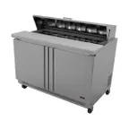 image of Fagor Refrigeration FST-48-12-N 48" Refrigerated Sandwich / Salad Prep Table w/ 2 Doors, 12 Pans