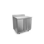 image of Fagor FWR-36-N 36" 2-Section Worktop Refrigerator w/ 2 Doors, 13.1 cu. ft.