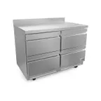 image of Fagor FWR-48-D4-N 48" 2-Section WorkTop Refrigerator w/ 4 Drawers, 16.7 cu. ft.