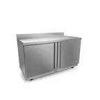 image of Fagor FWR-60-N 60" 2-Section Worktop Refrigerator w/ 2 Doors, 20.6 cu. ft.
