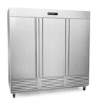 image of Fagor Refrigeration QVR-3-N Reach-In Refrigerator w/ 3 Solid Doors, Bottom Mount, Stainless Steel, 76 cu. ft.