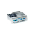 image of Comstock-Castle FHP30-18 30" Countertop Gas Griddle/Hotplate Combo, Manual Controls, 78.000 BTU