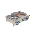 image of Comstock-Castle FHP36-24 36" Countertop Gas Griddle/Hotplate Combo, Manual Controls, 88.000 BTU