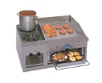 image of Comstock-Castle FHP36-24B 36" Countertop Gas Griddle/Hotplate/Chesemelter Combo, 88.000 BTU