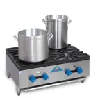 image of Comstock-Castle FHP4 48" Countertop Gas Hotplate with (4) Burners, Manual Controls, 96.000 BTU