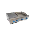 image of Comstock-Castle FHP42-24T-1.5RB 42" Countertop Gas Griddle/Charbroiler Combination, 80.000 BTU