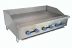 image of Comstock-Castle FHP42-42 42" Countertop Gas Griddle with Manual Controls, 108.000 BTU