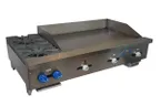 image of Comstock-Castle FHP48-36T 48" Countertop Gas Griddle/Hotplate Combo, Thermostatic, 128.000 BTU