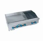 image of Comstock-Castle FHP54-30-2RB 54" Countertop Gas Griddle/Charbroiler Combination, 112.000 BTU