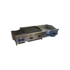 image of Comstock-Castle FHP72-30-2.5RB 72" Countertop Hotplate/Griddle/Charbroiler Combos, 276.000 BTU