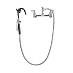 image of Fisher 22400 Pot Filler, Wall Mount, 8" Adjustable Wall Control Valve